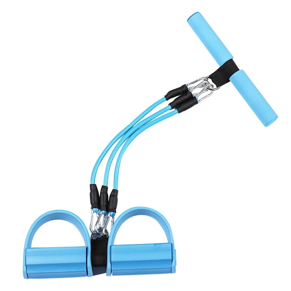 Resistance Bands, Pedal Resistance Trainer, Detachable Three-Pipe Pedal Resistance Bands for Strength Training, Adjustable, Portable, Compact, Home Gym Equipment