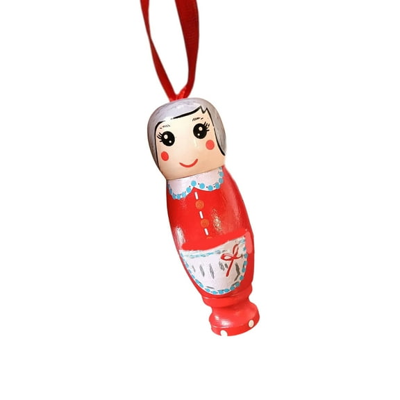 Creative Santa Shaped Ornament for Christmas Tree Handmade Pendant Festival Home Decoration Accessories