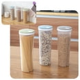 thumbnail image 2 of Spaghetti Pasta Container Noodle Container Airtight Food Storage Containers with Adjustable Lid Multi-Purpose Pantry Organization and Storage for Noodles Beans Grains, 2 of 8