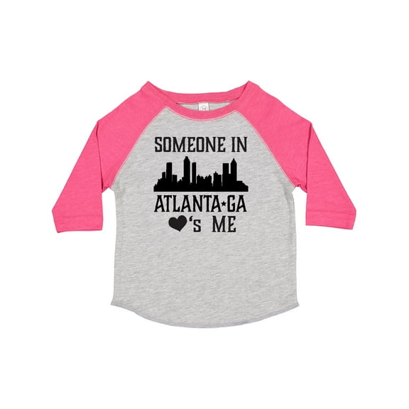 Inktastic Atlanta Georgia Someone Loves Me Skyline Boys or Girls Toddler T-Shirt
