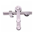 thumbnail image 2 of Stainless Steel Frameless Glass Sliding Barn Door Hardware For Shower Sliding Door ,Easy to Install, 2 of 6