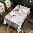 thumbnail image 2 of Princess Unicorn Pattern Rectangle Tablecloth 60"x102",Waterproof Polyester Rectangle Table Cloth, Wipeable Spillproof Polyester Tablecloth for Dining, Camping, Indoor and Outdoor, 2 of 6