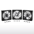 thumbnail image 3 of DARKROCK F120 3in1 120mm Infinite Mirror Design Case Fans with 24 LED Lights PWM Control & ARGB effect, Hydraulic HDB Bearing for Low-Noise Operation - Suitable for Most PC Cooling Systems - Black, 3 of 9