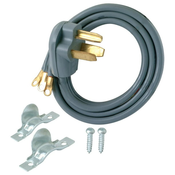 EZFlo 61252 10 ft. 10/3 3Wire Dryer Cord, Gray