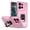 Pink, variant on Rosebono Compatible With Motorola Moto G 2026 Case, Hybrid Metal Ring Magnetic Support Kickstand Protective Defender Armor Cover Case (Pink)