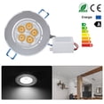 thumbnail image 1 of Led Luz De Techo Empotrada Regulable Foco Downlight Blanco Frío 100-140V 5 * 1W Speravity HA024773-01, 1 of 6