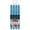 Teal, variant on Zebra Fuente - Disposable Fountain Pen - 1.0mm Fine Nib 0.6mm Line Width - Wallet of 4 - Teal Ink