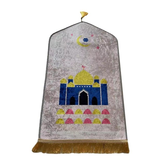 simhoa Prayer Mat Floor Carpet Decoration Portable Floor Rug Soft Prayer Carpet Mat Light Pink