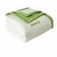 thumbnail image 2 of Edredón de verano supersuave | Manta refrescante, fina y transpirable | Poliéster ligero | Costuras antiaglomerantes | Ropa de cama para dormitorio | Verde, gris, rosa y amarillo | 140 x 198 cm, 2 of 5