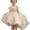 Beige, variant on Dresses for Girls Puffy Gown Sleeveless Gown Train Pageant Recital Party Kids Outfits