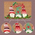 thumbnail image 4 of Felpudo De Navidad Alfombra de puerta de enano de gnomo de Navidad, alfombrilla suave de terciopelo de cristal para restaurante (4), 4 of 5