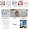 thumbnail image 3 of Paint by Numbers Kit for Adults, Eiffel Tower Spring Blossoms Paint by Numbers, Easy Paint by Numbers Kit for Adults Beginner, DIY Adult Paint by Number Kits on Canvas, Home Decor, 3 of 7