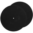 thumbnail image 4 of 2pcs Record Platter Mats Vinyl Record Player Felt Mat Phonograph Turntable Accessories, 4 of 8