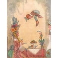thumbnail image 2 of William Heath Robinson 12x14 Gold Ornate Wood Frame and Double Matted Museum Art Print Titled - I Fell from My Position (1925), 2 of 4