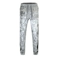thumbnail image 6 of G-Style USA Men's Velvet Velour Tracksuit Set, Zipper Jacket and Sweatpants, Up to 5X, 6 of 9