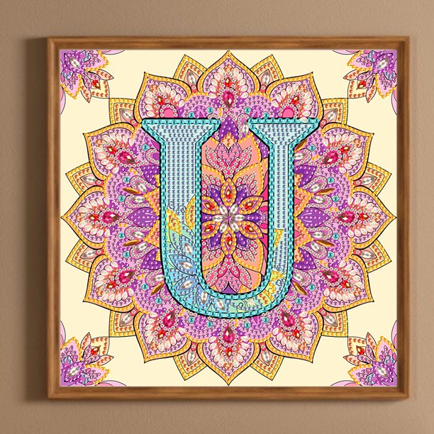 Cuadros Decorativos 5D DIY Parcial Forma especial Taladro Diamante Pintura Datura Kit Decoración para el hogar(21) Wdftyju embutido en tela