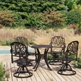 thumbnail image 1 of vidaXL 5 Piece Bistro Set Cast Aluminium Bronze, 1 of 5