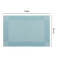 thumbnail image 3 of Unique Bargains Set of 8 Washable Wipeable Heat Resistant Table Placemat Blue 18x12in, 3 of 6