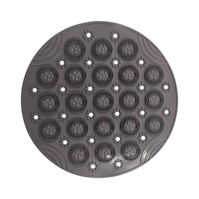Ohufall Non Slip Shower Mat Bathroom Rugs Washable Rugs Circular Non Slip Floor Mat Household Bathroom Shower Room Foot Mat Anti Fall