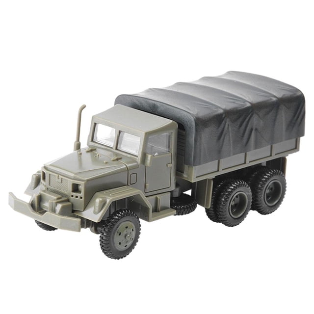 1/72 M35 Adornos de modelo de camión , Mini kits de modelos de plástico de simulación de colección de coches Vehículo de ensamblaje clásico