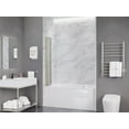 thumbnail image 3 of 56-in. x 33-in. Accordion-Style Bathtub Shower Door in Brushed Nickel, 3 of 13