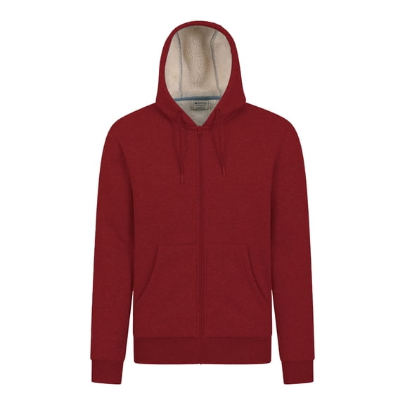 Mountain Warehouse Mens Dalton Borg Lined Full Zip Hoodie