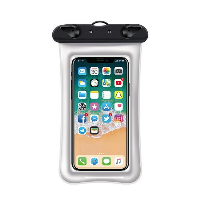 Floating Waterproof Phone Case Universal Waterproof Phone Pouch Ipx8 Waterproof Phone Case for Beach Underwater Cellphone Dry Bag with Lanyard Fits All Phones Up to 7.2In
