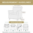 thumbnail image 5 of LKJYER Armchair Slipcovers Printed Chair Covers Armchair 1-Piece Stretch Chair Covers for Living Room Nonslip Outdoor Armchair Slipcover Kids Pets Friendly Furniture Protector, 5 of 7