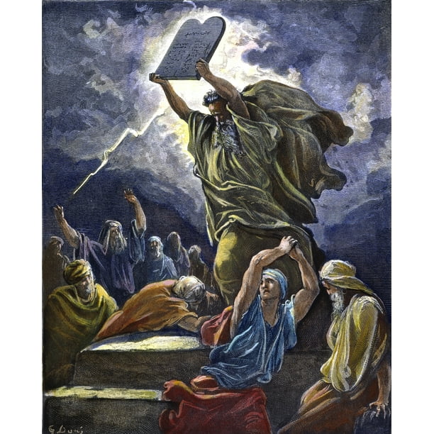 Moses Breaking The Tablets Nmoses Breaking The Tablets Of The Law