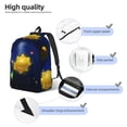 thumbnail image 3 of Xecao Solar System for Canvas College Laptop Backpack, a Durable Rucksack for Both Men and Women, ideal for travel, school, and daily use Bag-Medium, 3 of 5