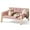 Pink, variant on Cat Couch Bed, Pet Sofa for Indoor Cats Wooden Indoor Elevated Cat Beds with Removable Mattress Cover Suitable for Kitty, Puppy or Small Animal (Grey, Medium)