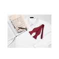 thumbnail image 5 of INSPIRE CHIC Nœud Papillon de Smoking pour Homme, Couleur Unie, à Nouer Soi-Même, pour Mariage Formel, Rouge Vin, Taille Unique, 5 of 5
