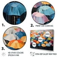 thumbnail image 3 of Designart "Spectrum Of Umbrellas I" Sky Canvas Prints, 3 of 7