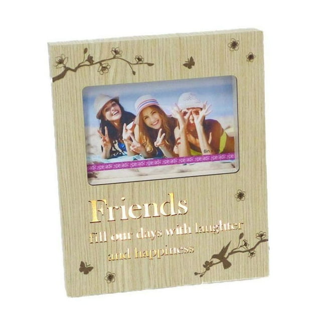 7.5 X 9" Led 'Friends Fill Our Dayswith Laughter And Happiness' Holds 4.X 6" Photo Frame