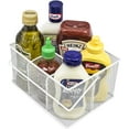 thumbnail image 3 of shiyou-Sorbus UTN-Cady-WH Mesh Utensil and Napkin Holder-White, 3 of 4