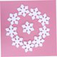 thumbnail image 5 of unbranded 8Pcs Christmas Snowflake Decorations for Glass Windows White Foam Indoor Holiday Decor, 5 of 8