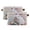 Fluffy Bunny with Blue Eyes, variant on 1-Pack Square Closet Organizers with Handles Open Basket Bins Giant Egg with Green Moss Storage Basket for Home Office