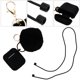 thumbnail image 2 of 1 juego de funda de silicona para auriculares inalámbricos con llavero compatible con Airpods 1/2, 2 of 5