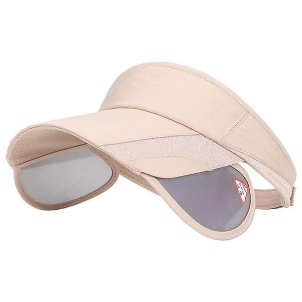 Baohd Sun-proof Hat Adjustable Golf Caps with Retractable Brim Sun  Protection Sport Hats Headwear for Outdoor Light beige
