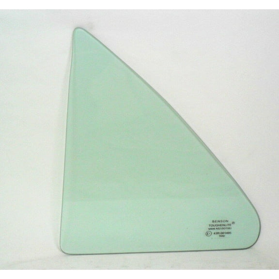 Driver Left Side Rear Vent Window Vent Glass Compatible with Toyota Yaris 4 Door Sedan 2007-2012 Models