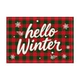 thumbnail image 2 of Christmas Tree Placemats 16x12 Inch Linen Heat-Resistant, 2 Pack Washable Christmas Snowflake Print Western Restaurant Gift Table Decor, 2 of 6