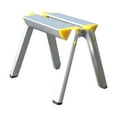 thumbnail image 3 of Escalera plegable ancha para uso doméstico, ligera, fácil de transportar, ideal para oficinas, tiendas, almacenes y fábricas. Amarillo, 3 of 8
