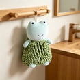 thumbnail image 5 of Wild Animals Chenille Hanging Towel,Ultra Soft Absorbent Fast-Drying Fuzzy Hand Towel,Machine Washable,Cute Fuzzy for Bathroom,Kitchen,Home Decor, 5 of 6