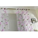 thumbnail image 5 of Floral Cortina Flores Tulle Voile Panel Cortina Drapeada con Ojales para Ventanas de Habitaciones Rosa Fanmusic Floral Cortina, 5 of 7