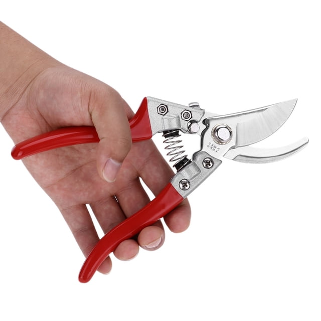 8inch Fruit Tree Bonsai Pruning Shears WithSK5 Blade, Ergonomic Handle And Spring Mechanism, For Gardening Sticks Pruning