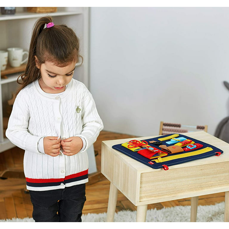  Montessori Busy Board for Toddlers 1-3, Baby Sensory