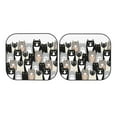 thumbnail image 7 of Naloa Colors Cats 2 Piece Foldable Car Sun Shades, Car Windshield Sunshade, Front Window Sunshade for Car, Truck, SUV - Large, 7 of 7