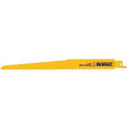 DeWalt Bi-Metal Reciprocating Saw Blade, 9", 6 TPI, 25/PK (115-DW4803B25)