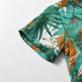 thumbnail image 6 of Coerni Toddler Boys Kids Hawaiian Shirt Short Sleeve Button Down Shirts Tropical Lapel Summer Beach Top Baby Casual Clothes, 6 of 9