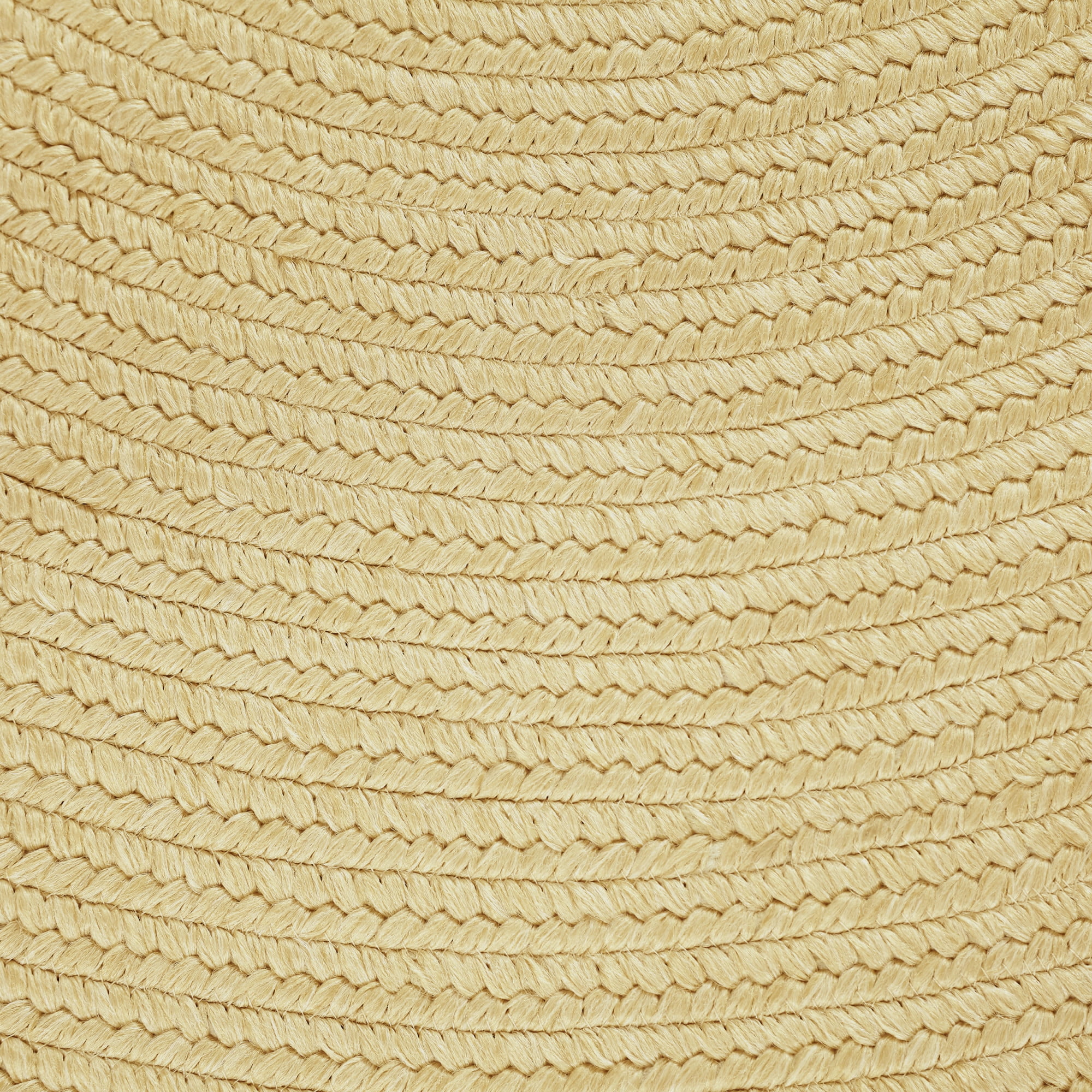 Superior Braided Indoor/ Outdoor Area Rug, 2' x 8' Oval, Cream